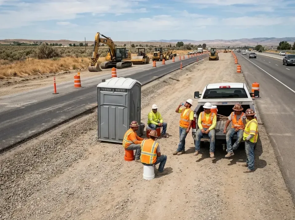 highway-road-construction-crew-007 — frequently asked questions, Porta Potty and Restroom Rentals in Fairchild AFB, WA
